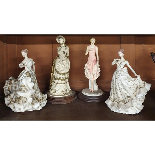 370 - A good quantity of Ladies Italian and others to include art deco style etc. Average Height 24 cm app... 