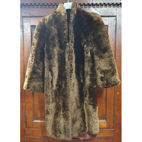 384 - A Faux Fur Coat .