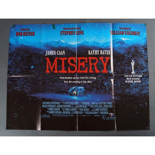 394 - A quantity of Movie Posters to include,
Misery, Leviathan, When Harry Met Sally,
 Skin Deep , Always... 