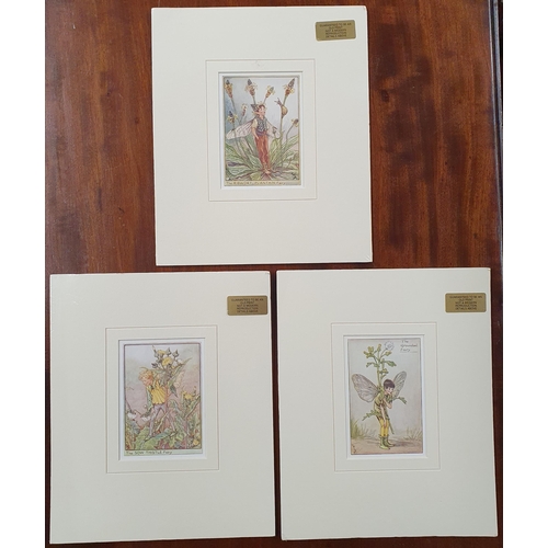 66 - After Margaret Tarrant. Three unframed coloured Prints along with four prints of scenes of London fr... 