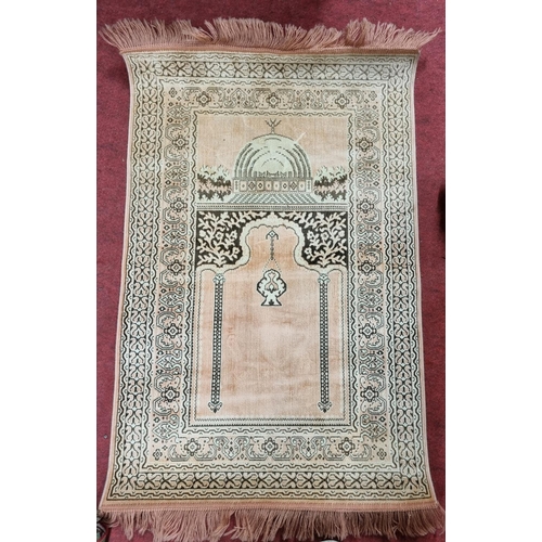 856 - Two prayer Mats.