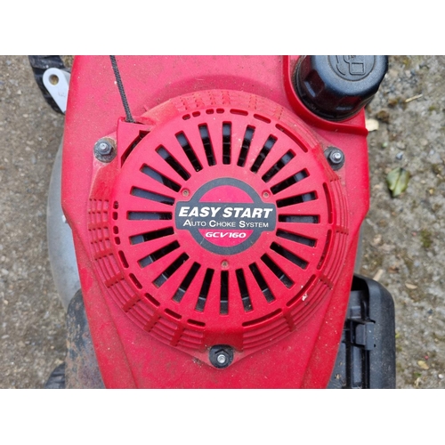 826D - A Honda GVC 160 easy auto start Lawnmower.