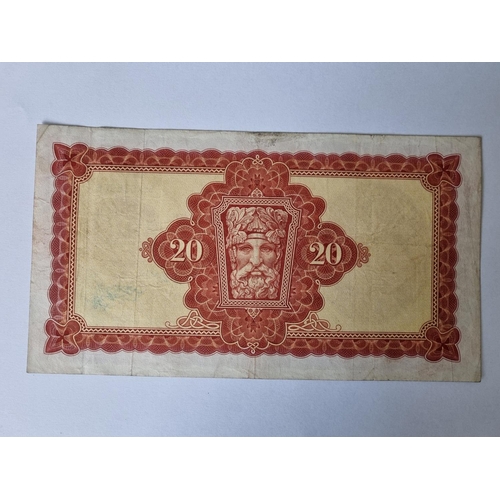 2 - A 1976 Lady Lavery £20 Note. Ex Fine.