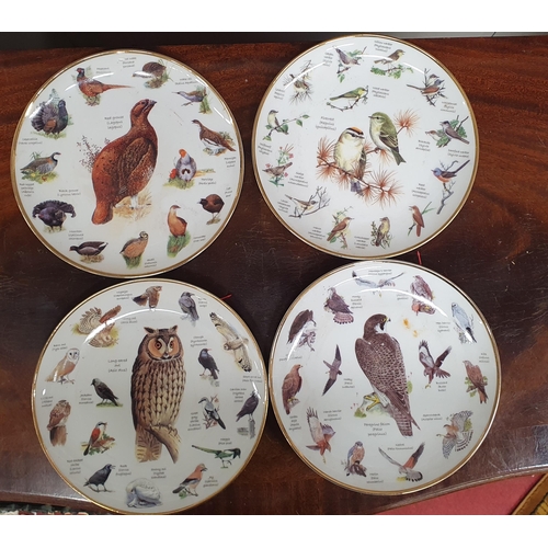 167A - A quantity of  Danbury Minton 'Birds of Britton'. D 21 cm approx.