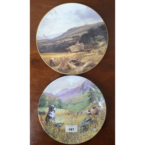 187 - A good quantity of collectors Plates of various animal scenes.