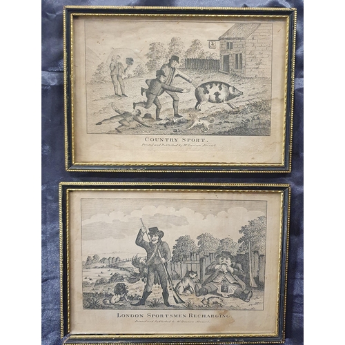 332 - Three late 18th early 19th Century Engravings. 26 x 19 cm approx.