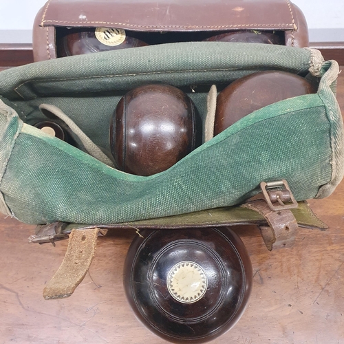 462 - Two sets of Carpet Bowls in original bags. #