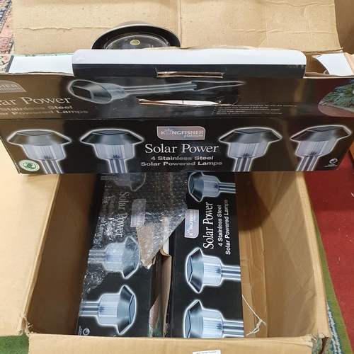 86 - A box of solar powered Garden Lamps. #