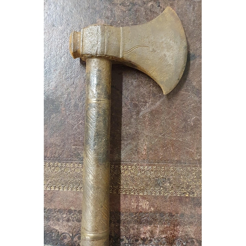 87 - An early medieval style Axe. L 59 cm approx. #