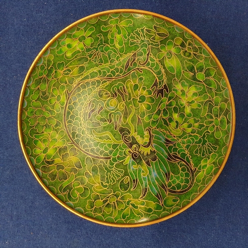 871 - A good quantity of Oriental Items to include a 19th Century Papier Mache Plate.