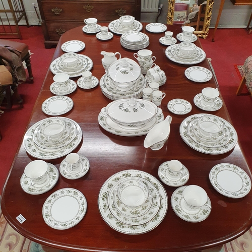 1116 - Of really good quality. A collection of Royal Doulton bone china dinner and tea wares in the Valley ... 