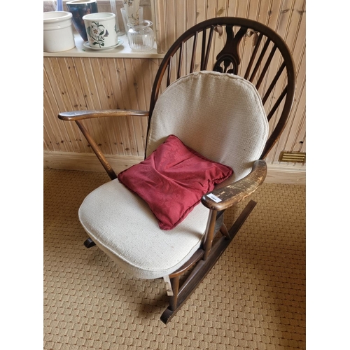 589 - A good Ercol Rocking Chair. W73 x SH 40 x BH95cm approx.