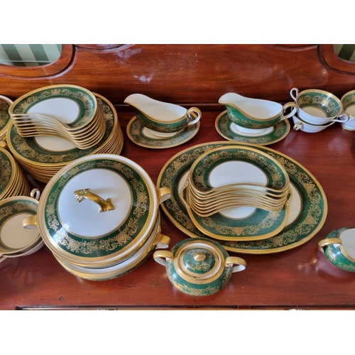 259 - A very substantial Aynsley bone china Dinner and Tea Service in imperial pattern.