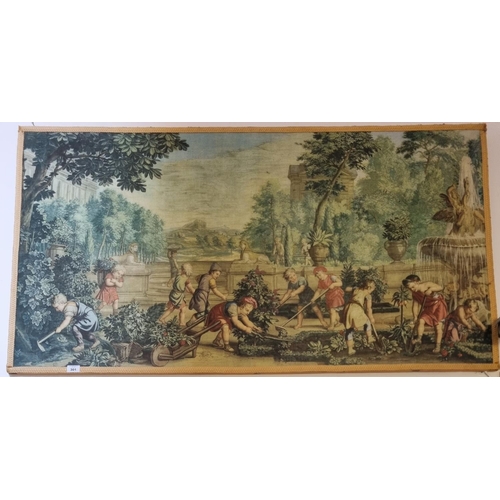 301 - A 20th Century Tapestry style Picture.
74 x 136 cm approx.