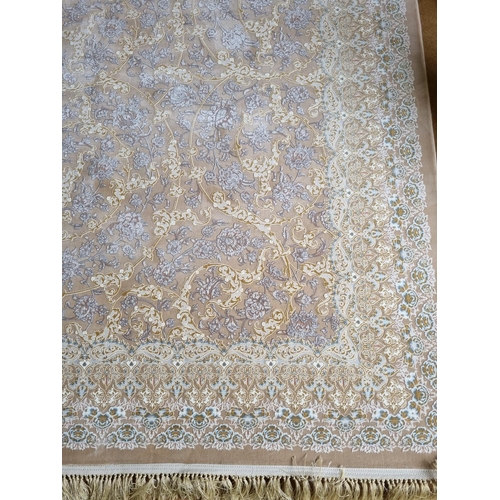 208 - A very large fine woven Carpet with bespoke floral design embossed with a floral pattern.510 x 297 c... 