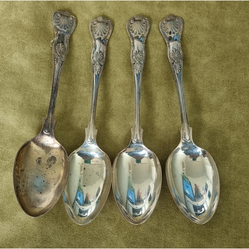 250D - A very large set of Silver 20th Century Kings pattern Flatware by Henry Hobson, Sheffield approx 680... 