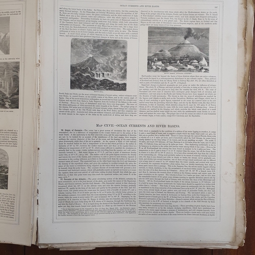 387 - A 19th Century The International Atlas and Geography with modern, historical, classical and physical... 