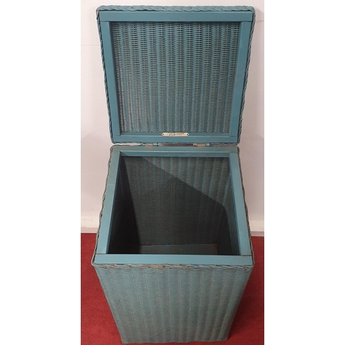 404 - A  Lloyd Loom Bin. 30 x 30 x H 54 cm approx.