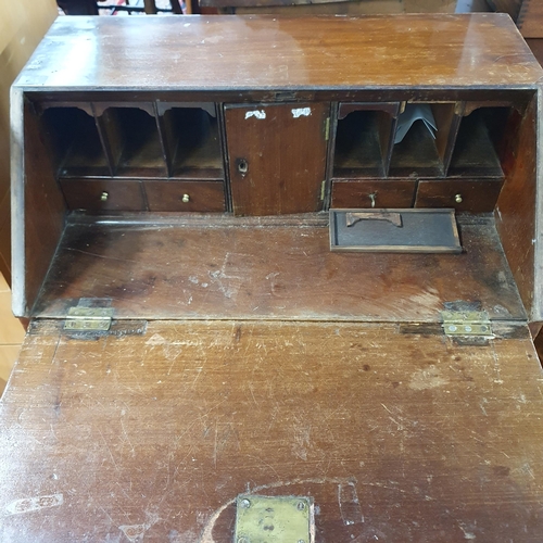 973 - A good 19th Century Mahogany miniature Bureau with fully fitted interior. 60 x D 41 x H 88 cm approx... 