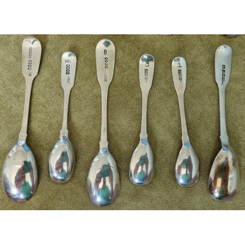 944 - A good quantity of Irish Silver Spoons, various dates from the early 1800's and makers to include Th... 