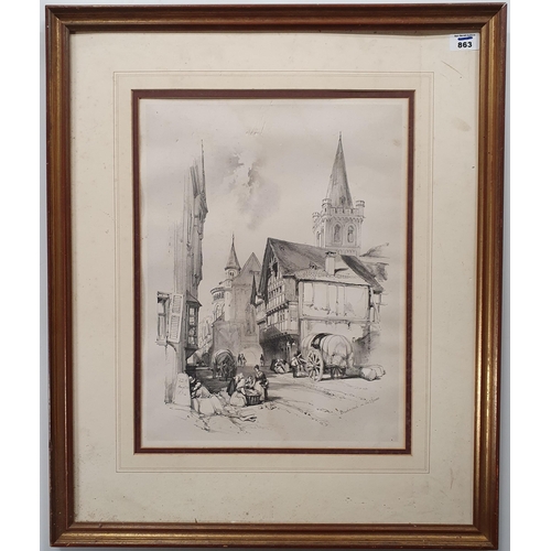 863 - A 19th Century Engraving.
