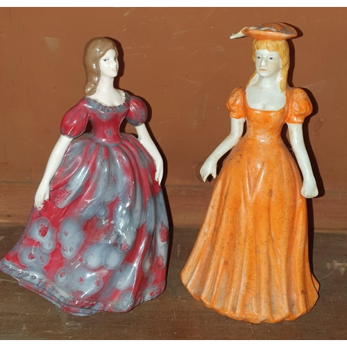 872 - A good group of Figures of Women in various poses. Average height 30 cm approx.