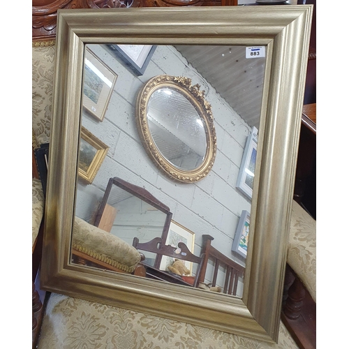883 - A modern rectangular Mirror .