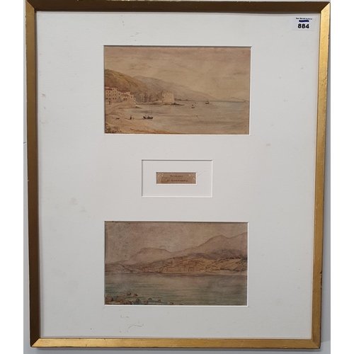 884 - A duo Watercolor .