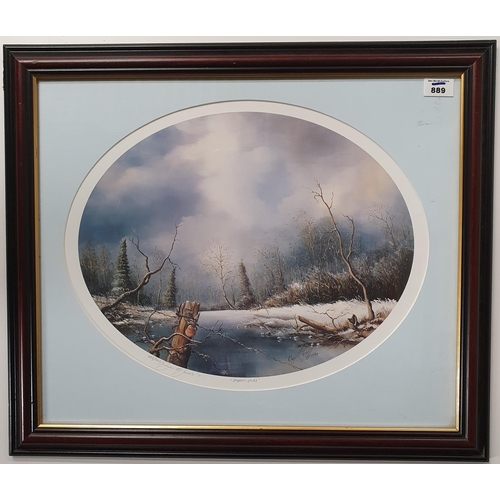 889 - 'Stormy Skies' Limited Edition color Print after Rodger F Jones.