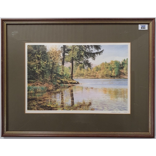 890 - 'Reflections' 156/850 Limited Edition color Print after Mickael Revers.