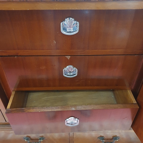 352 - A good early 20th Century Mahogany Sideboard with fully fitted interior brass mounted plates, rope e... 