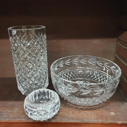 380 - A quantity of Waterford Crystal to include a bowl vase etc.