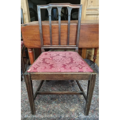 183 - A 19th Century hand painted Mirror. (in need of restoration) 92 x 71 cm approx.