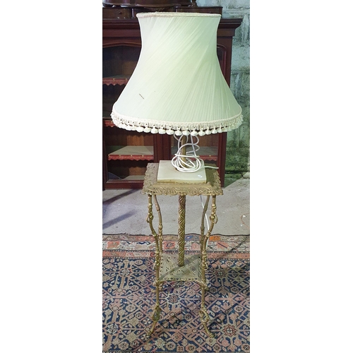 986 - A 20th Century  Brass table Lamp .