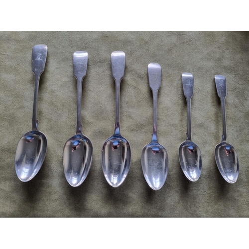 482 - A group of 19th Century Silver Spoons to include George William Adams, 1863, two 1842 Spoons, Mary C... 