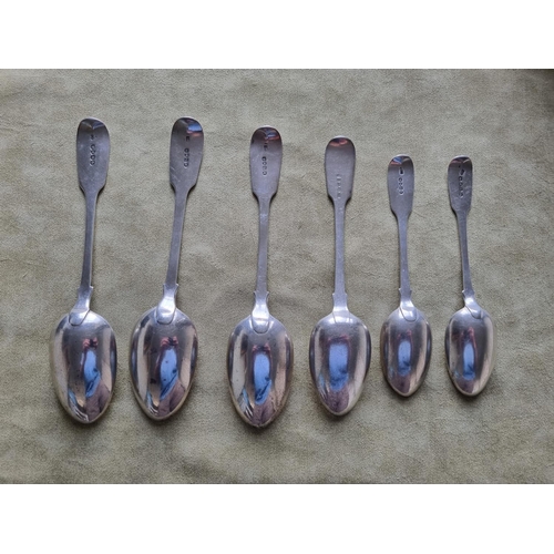 482 - A group of 19th Century Silver Spoons to include George William Adams, 1863, two 1842 Spoons, Mary C... 