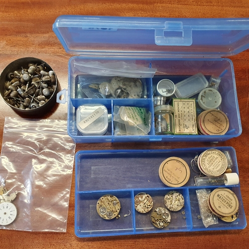 1075 - A quantity of Watch movement Parts etc.