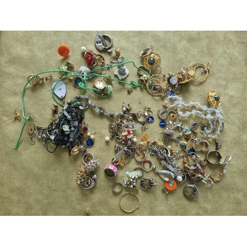 453H - A quantity of Watches and a large quantity of costume Jewellery.