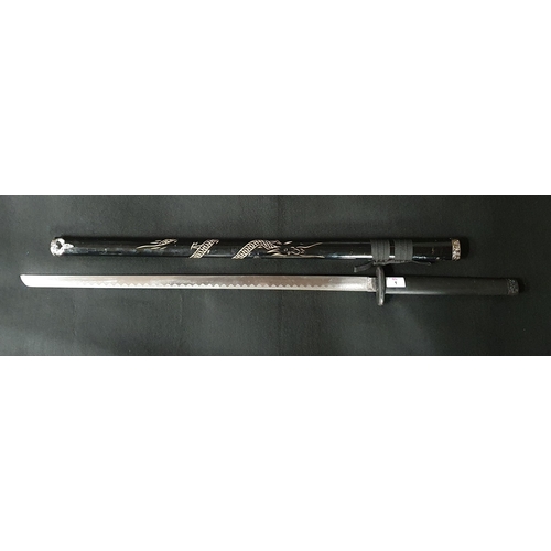 1 - A Good Metal Prop Sword .
Length 104 cm approx.