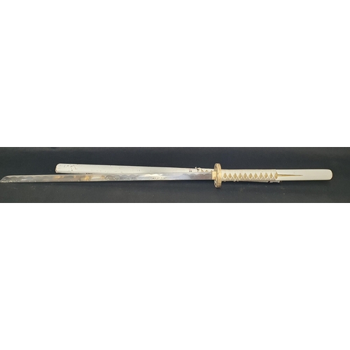 39 - A Good Metal Prop Sword .
Length 114 cm approx.
