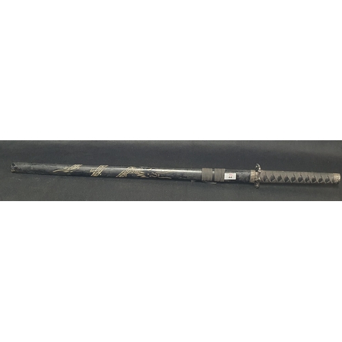 44 - A Good Metal Prop Sword .
Length 100 cm approx.
