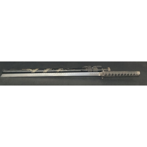 44 - A Good Metal Prop Sword .
Length 100 cm approx.