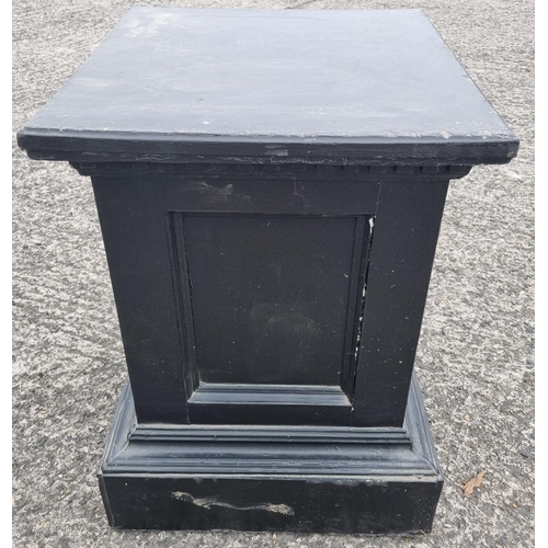 448 - A pair of painted Pedestals. W 50 x D 50 x H 75 cm approx.