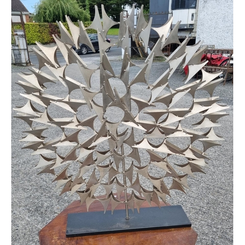 518 - A metal centre piece Sculpture. D 90 cm approx.