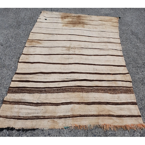 221 - 2 Wool Throws / Ground Rugs.
180 x 240 cm approx.