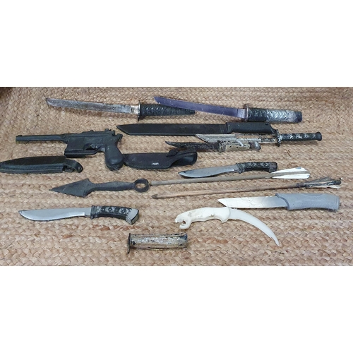 297 - A large quantity of Film Prop Knives and Weapons.