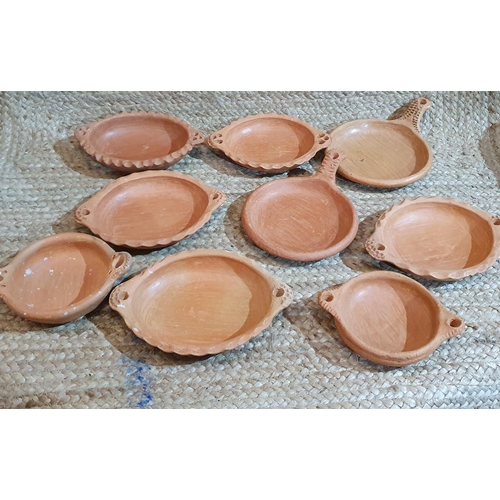 382 - A large quantity of Clay Pottery Bowls as new.