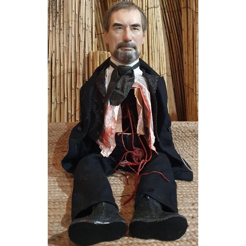 385 - A Penny Dreadful Puppet Doll of Sir Malcom with Intestines Protruding . Height