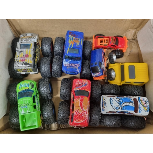 100A - A group of toy Trucks.