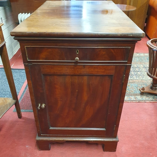 265 - Of Superb quality. A very unusual early 19th Century Mahogany Ladies campaign Writing Desk with full... 